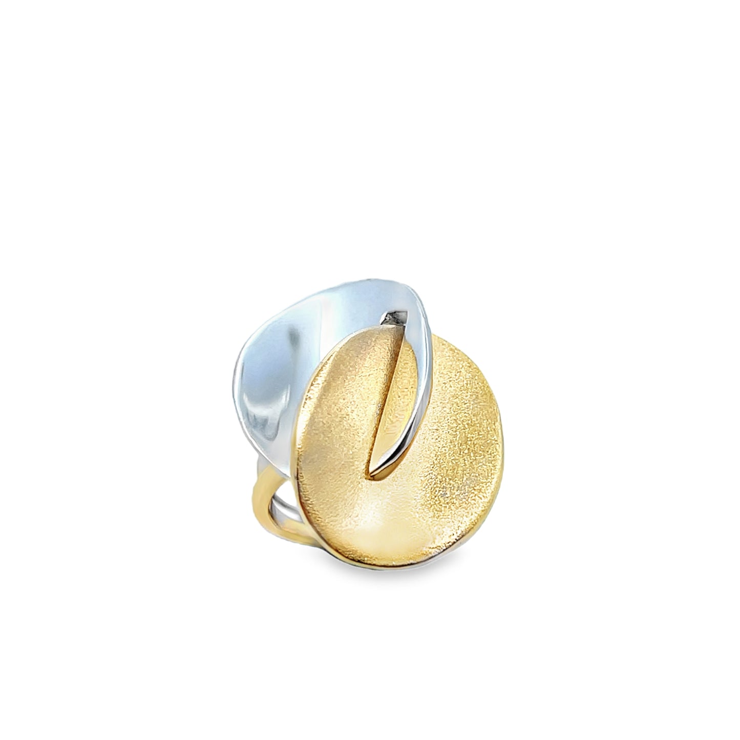 9ct Two Tone 2 Piece Ring