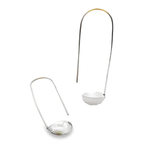 Elegant Silver Drop Earrings