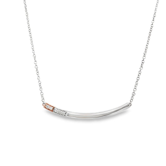 9ct Pink Diamond Necklace