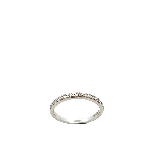 9ct White Gold Diamond Wedder