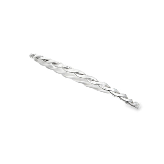 Sterling Silver Twisted Bangle Bracelet