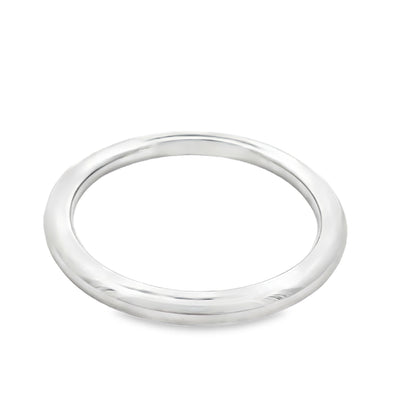 Classic Silver Bangle Bracelet