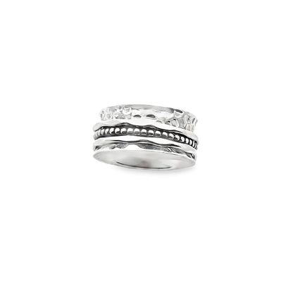 Handcrafted Sterling Silver Spinner Band Ring