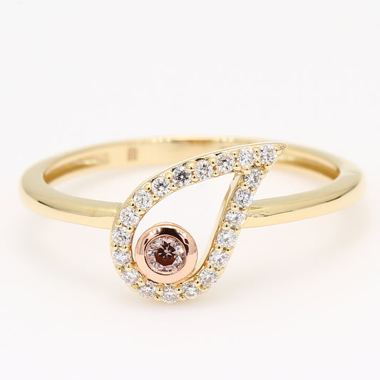 9ct Pink Diamond Ring