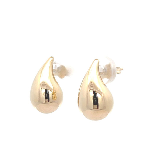 9ct Bulbus Tear Drop Earring