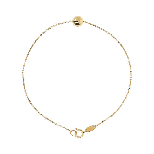 9ct Single Ball Bracelet