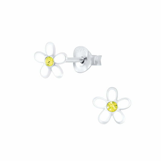Sterling Silver Childrens Daisy Studs