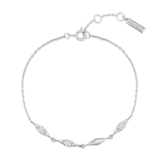 Zoom Silver Multi Sparkle Bracelet