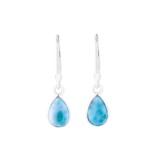 Silver Larimar Earring