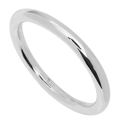 Classic Silver Bangle Bracelet
