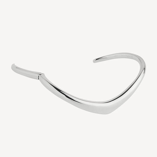 Solid Silver Hinged Cuff