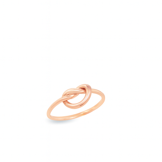 Rose Gold Plated Knot Ring