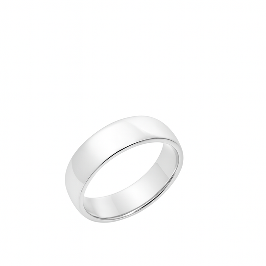Mens Sterling Silver Wedder 7mm