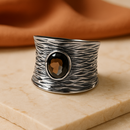Smokey Quartz Cuff