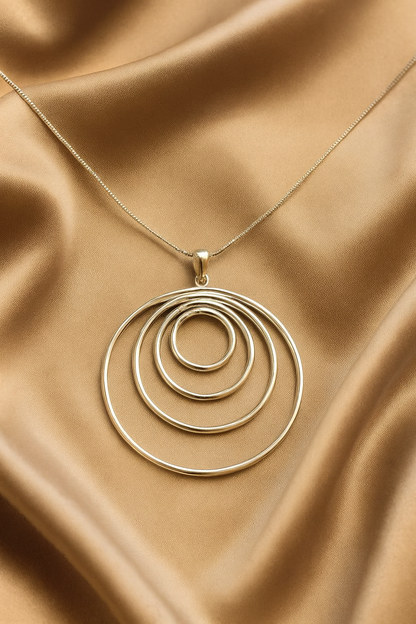 Sterling Silver Circle Pendant