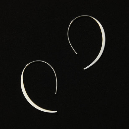 Gold-Plated Scythe Earring, Antitarnish