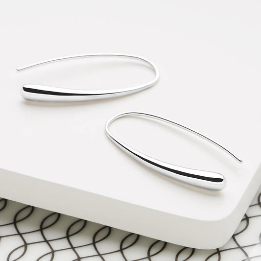 Silver Raindrop Earring