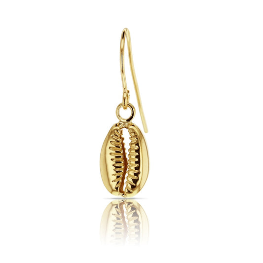 9ct Seashell Drop Earrings