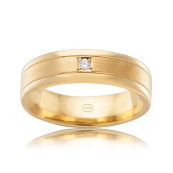 9ct Diamond Set Wedding Ring