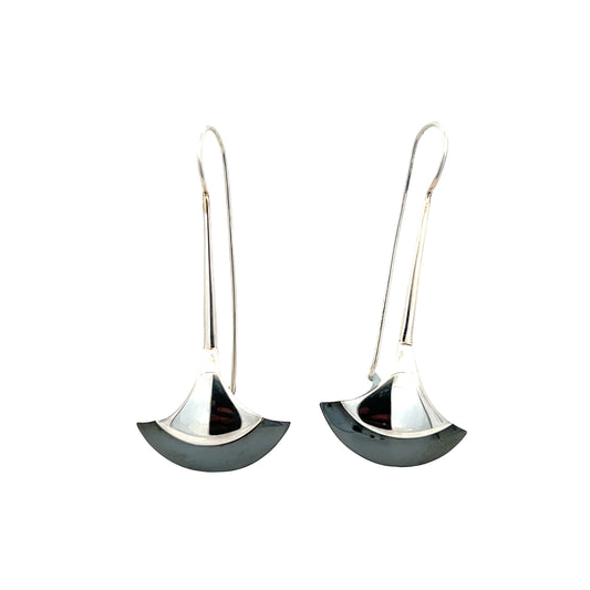 Sterling Silver Axe Earrings