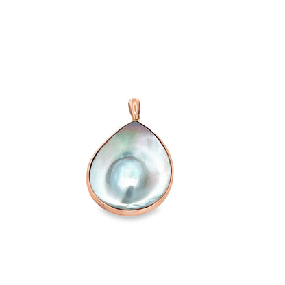 9ct Rose Gold Tahitian Pearl Pendant