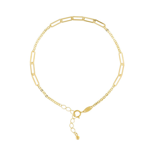 9ct Flat Link Bracelet