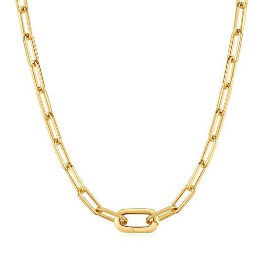 Gold Chunky Link Necklace