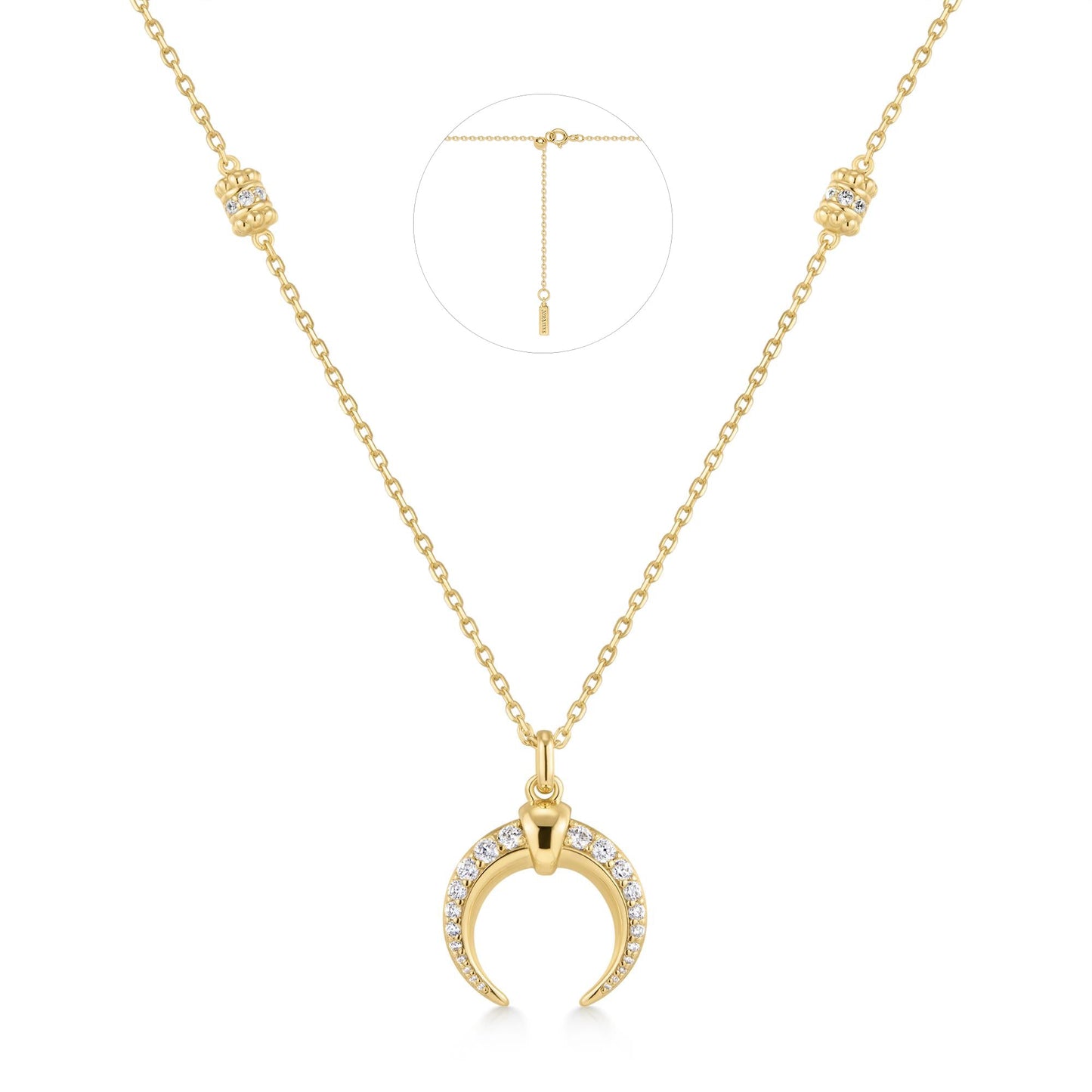 #6 TIDE GLD REVERSIBLE CZ HEART NL 6C