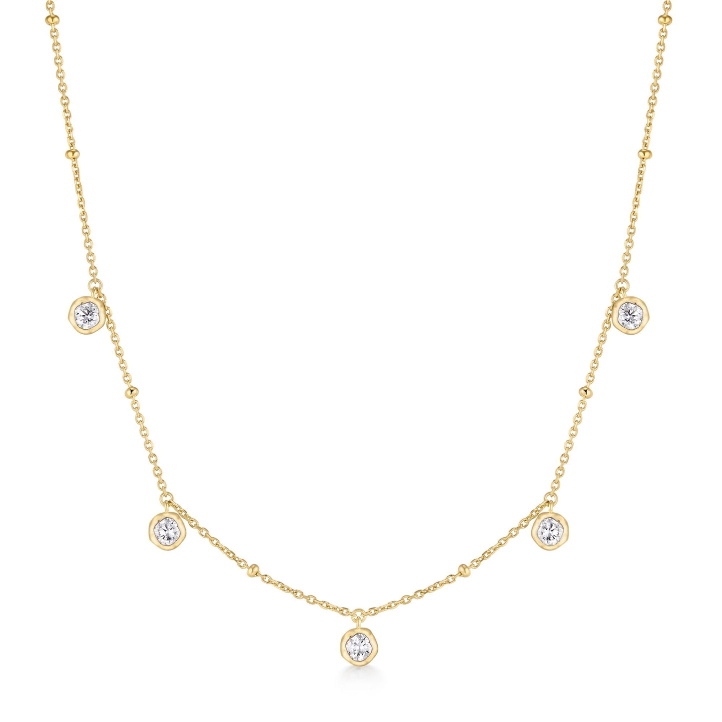 #6 STAR GLD CZ BEZEL STATION NL 40.5+