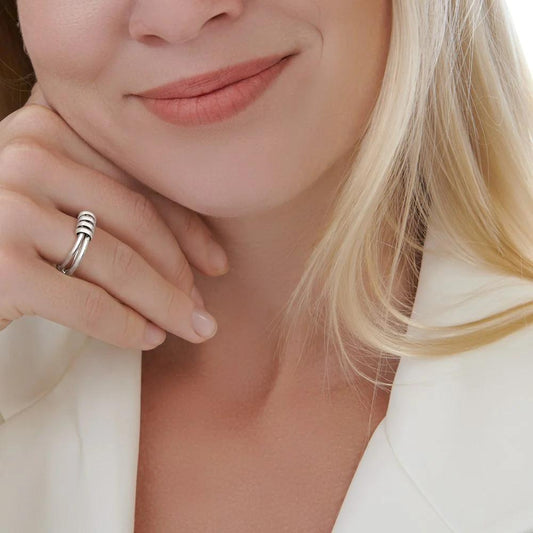 Silver Coil Ring