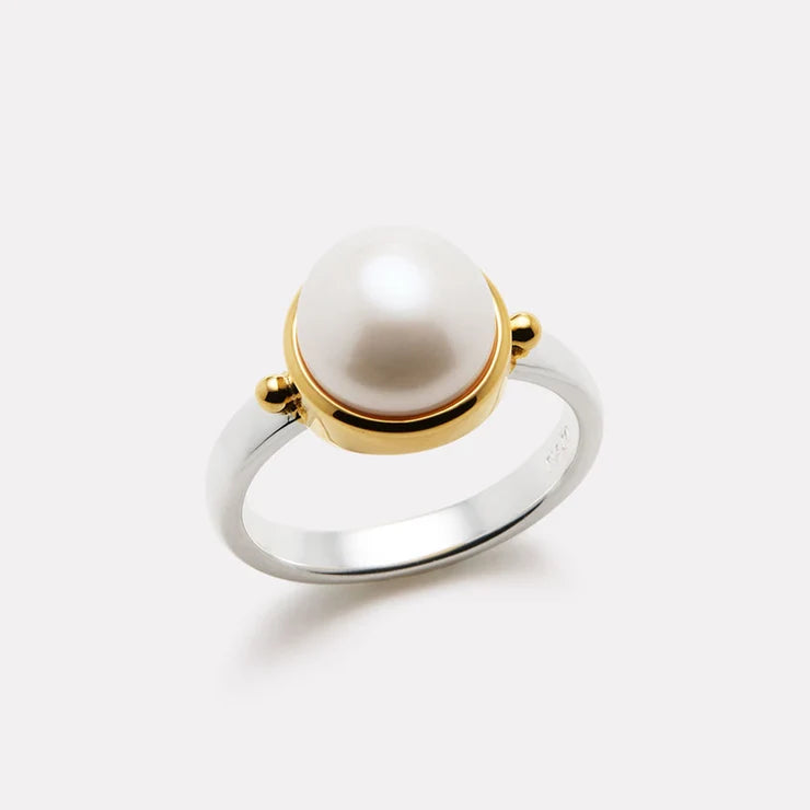 Sterling Silver Pearl Ring