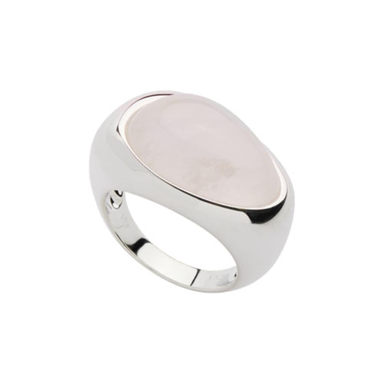 Rainbow Moonstone Silver Ring, Medium