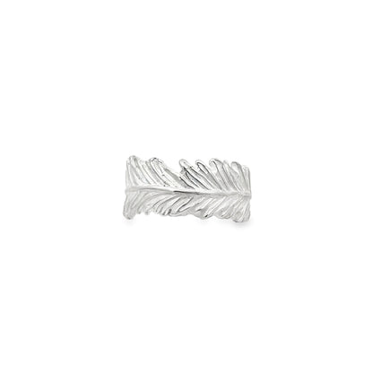 Silver Feather Ring