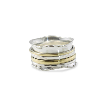 Handmade Haytor Sterling Silver Spinning Ring