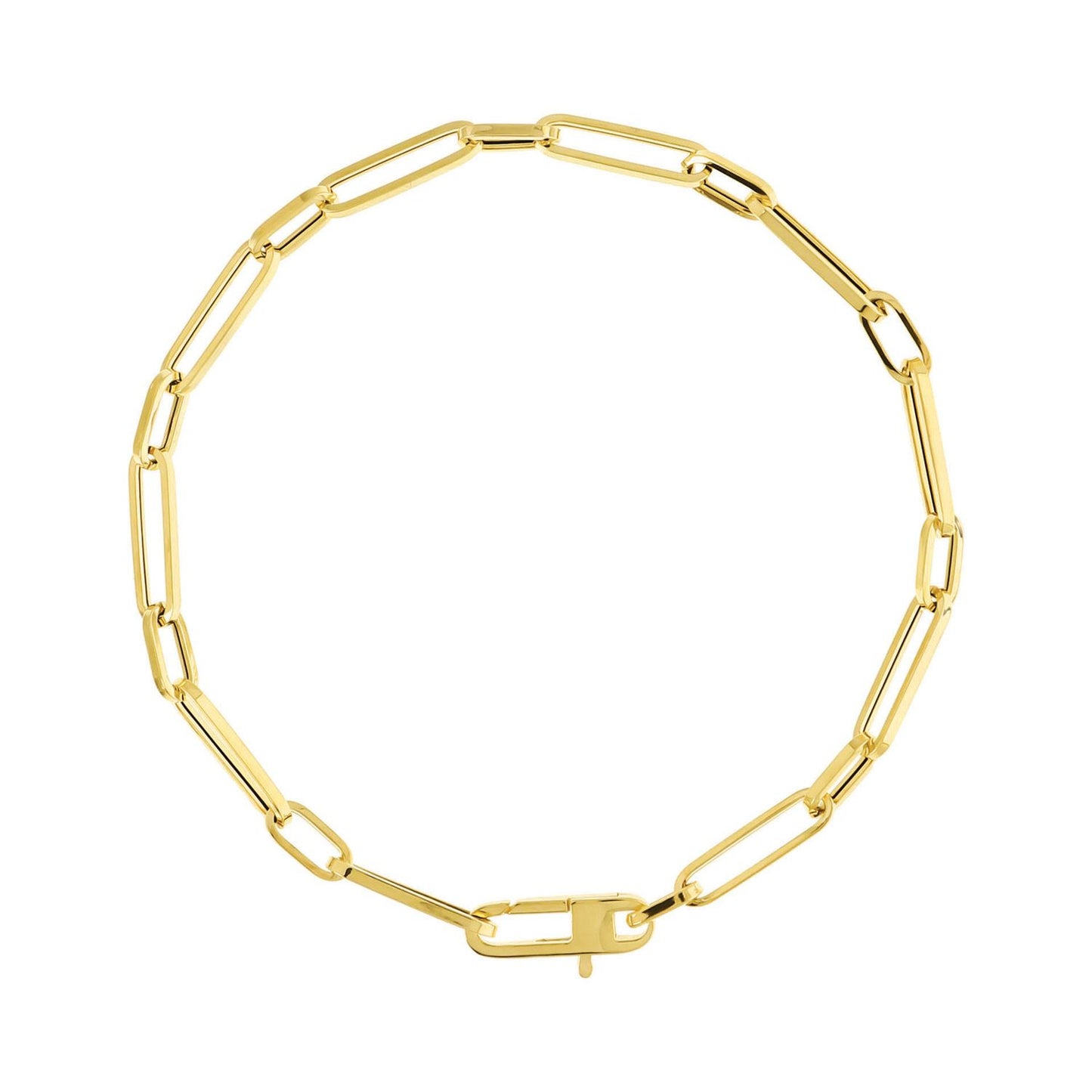 9ct Paperclip Link Bracelet