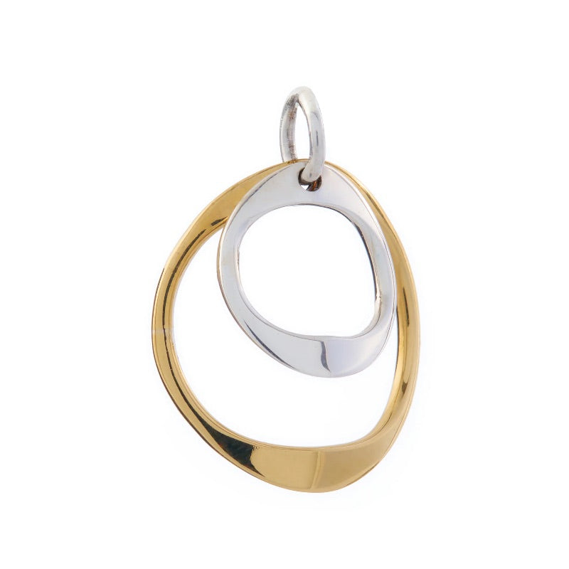 double wonky circles: 1 brass - ppa145