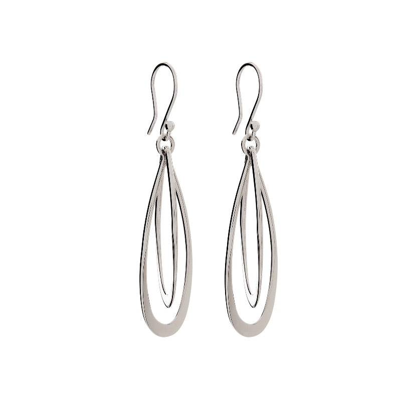 double drop on hook earrings - ppa877