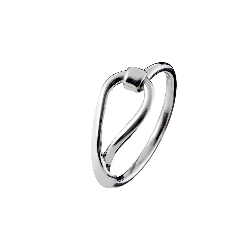 thin ring w/loop closure - r332