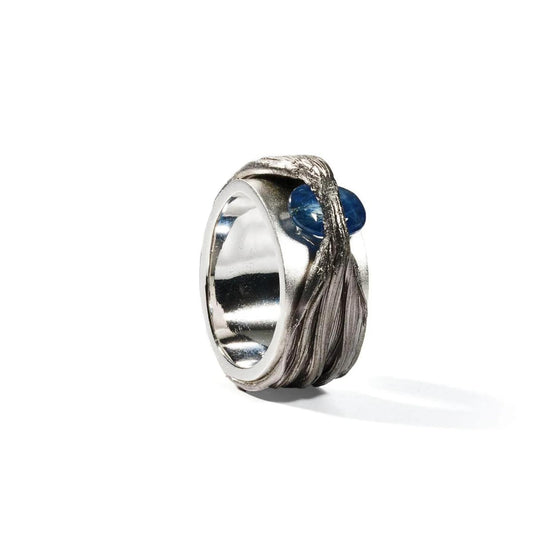 Silver Sapphire Ring
