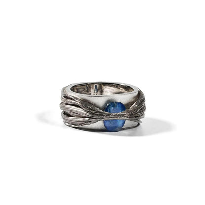 Silver Sapphire Ring